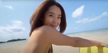 【白波瀬海来 無料動画】ボディーボーダーが健康的スレンダーボディーをセクシーに披露